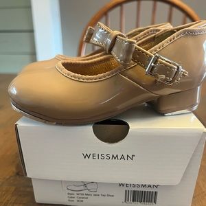 Weissman Tap Shoes Girls Caramel